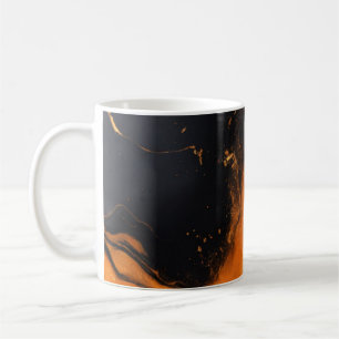 Colorful Black & Orange Mug