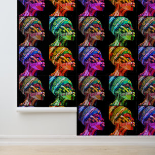Colorful Black Women Peel and Stick Wallpaper