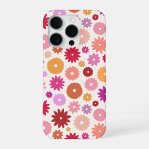 Colorful Blooms Pattern iPhone 16 Pro Case