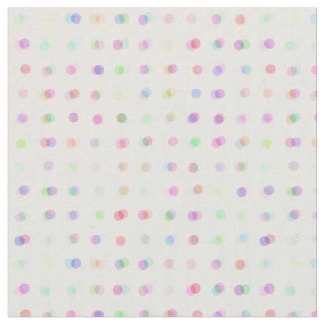 colorful blurred polka dots fabric (Close Up)