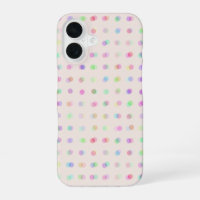 colorful blurred polka dots