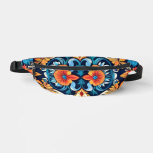 Colorful Boho Floral Elegance: Vibrant Mandala Bum Bags