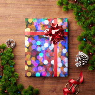 Colorful Bokeh  Wrapping Paper