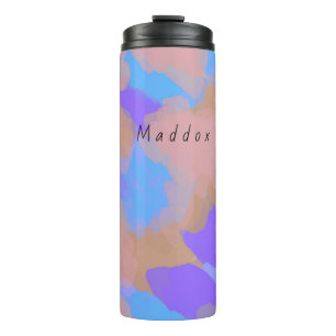 Colorful Bold Modern Artist Pattern Thermal Tumble Tumbler