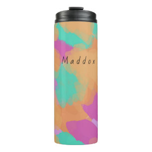 Colorful Bold Modern Artist Pattern Thermal Tumbler