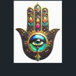 Colorful Brown Gold Hamsa Rainbow Color Third Eye Canvas Print<br><div class="desc">You are viewing The Lee Hiller Photography Art and Designs Collection of Home and Office Decor,  Apparel,  Gifts and Collectibles. The Designs include Lee Hiller Photography and Mixed Media Digital Art Collection http://LeeHiller.com</div>