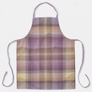 Colorful Brown Purple Checkers Colors Of The Year Apron