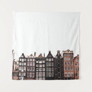 COLORFUL BUILDINGS TAPESTRY