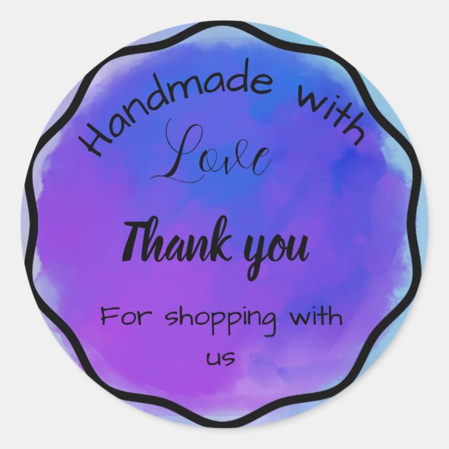 Colorful business stickers  (Front)
