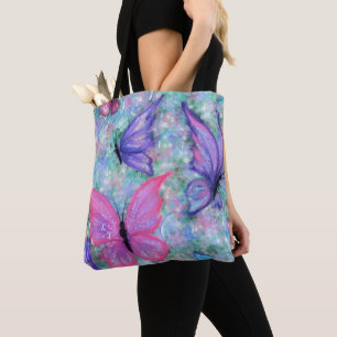 Colorful Butterflies Flying - Joy Tote Bag