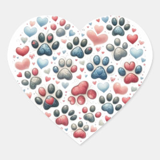 colorful butterfly heart cut stickers