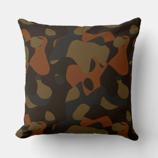 colorful camo abstract cushion
