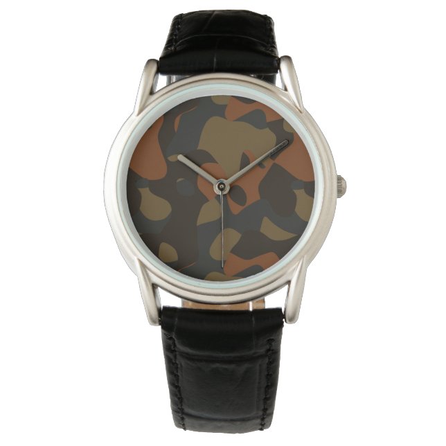 colorful camo abstract watch (Front)