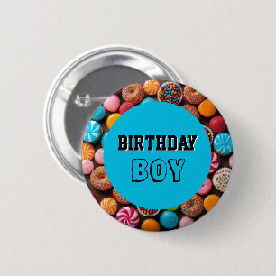 Colorful Candy and Cupcake 6 Cm Round Badge