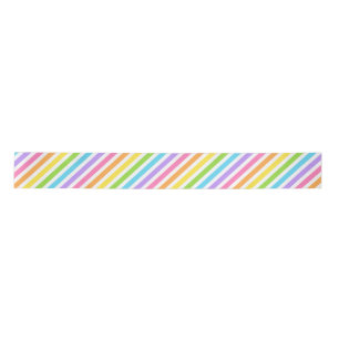 Colorful Candy Stripe Satin Ribbon