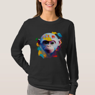 Colorful Capuchin Monkey  1 T-Shirt