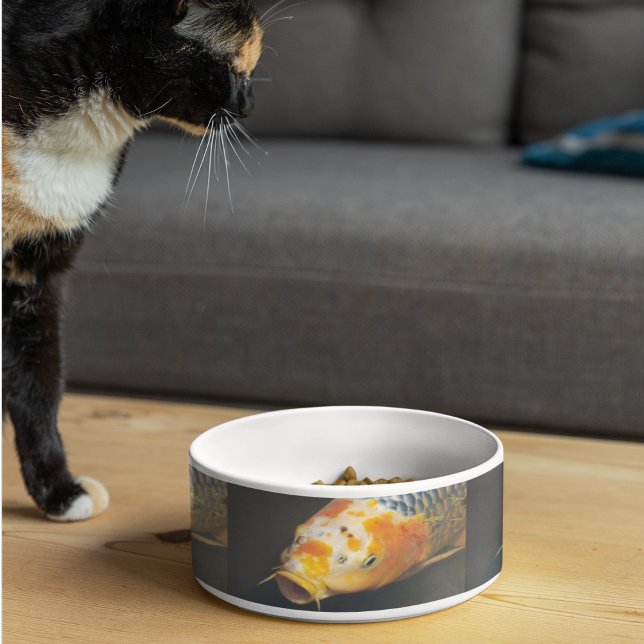 Colorful Carp Fish Pattern Bowl (In Situ)