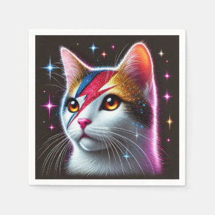 Colorful cat napkins! napkin