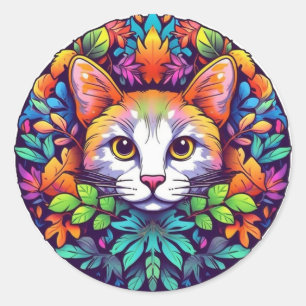 Colorful Cat Stickers