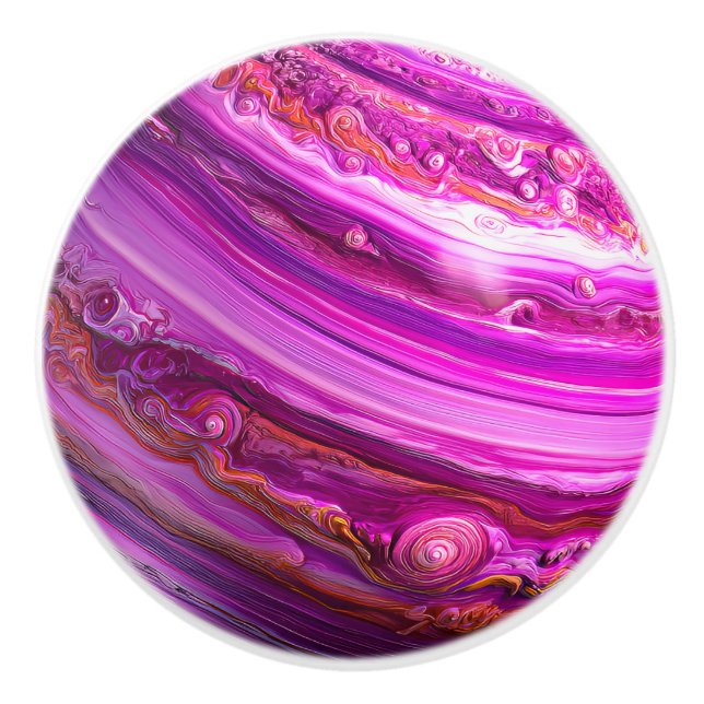 Colorful ceramic knobs leaf (Front)