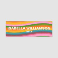 Colorful Cheerful Bright Rainbow Wave Photo ID