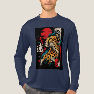 Colorful Cheetah Japanese Streetwear – Fierce Wild Tri-Blend Shirt