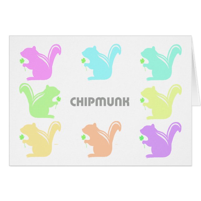 colorful chipmunks (Front Horizontal)