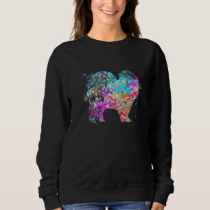 Colorful Chow Chow Dog Chow Chows Sweatshirt