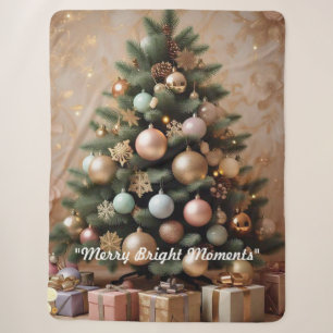 "Colorful Christmas Fun" Sherpa Blanket