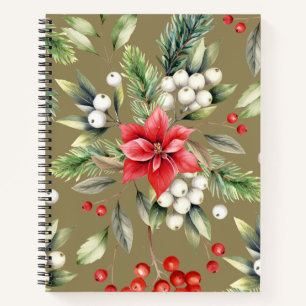 Colorful Christmas Notebook – Festive Winter Desig