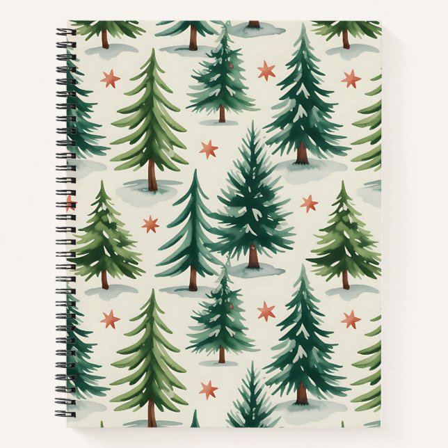 Colorful Christmas Notebook – Festive Winter Desig (Front)