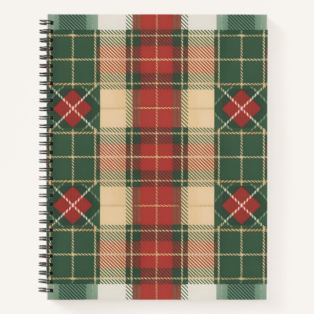 Colorful Christmas Notebook – Festive Winter Desig (Front)