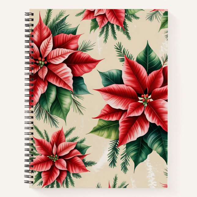 Colorful Christmas Notebook – Festive Winter Desig (Front)
