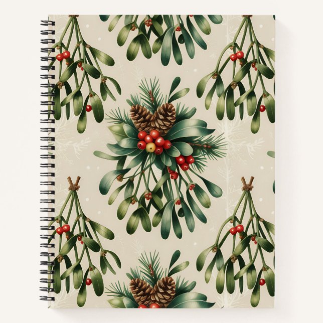 Colorful Christmas Notebook – Festive Winter Desig (Front)
