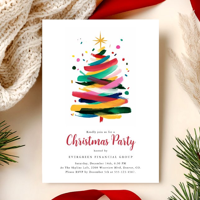 Colorful Christmas Party Invitation (Creator Uploaded)