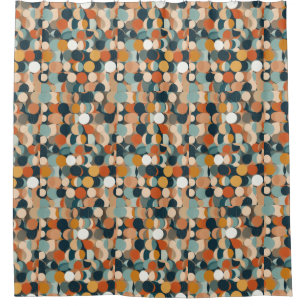 Colorful Circles Shower Curtain