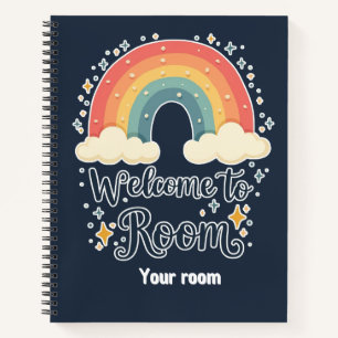 Colorful Class Decor – Welcome Poster Notebook