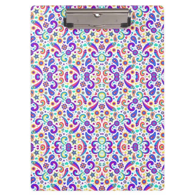 Colorful clipboard with a vibrant (Front)