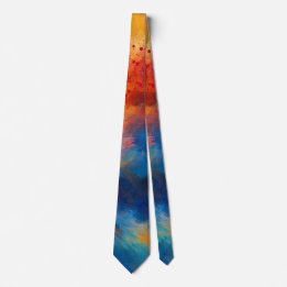 Colorful Clouds in Motion Tie