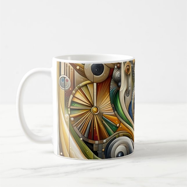 Colorful coffee mug (Left)