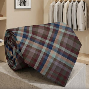 Colorful Colors Of The Year Checkered Pattern Tie