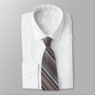 Colorful Colors Of The Year Diagonal Stripes       Tie