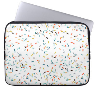 Colorful Confetti Fall Pattern Laptop Sleeve