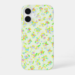 Colorful Confetti Pattern iPhone 16 Case