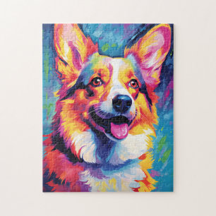Colorful Corgi Jigsaw Puzzle