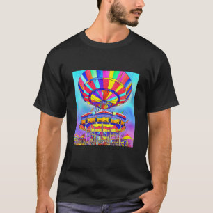 Colorful County Fair  Pop Graphics Vintage Retro S T-Shirt