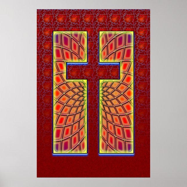 COLORFUL CROSS POSTER (Front)
