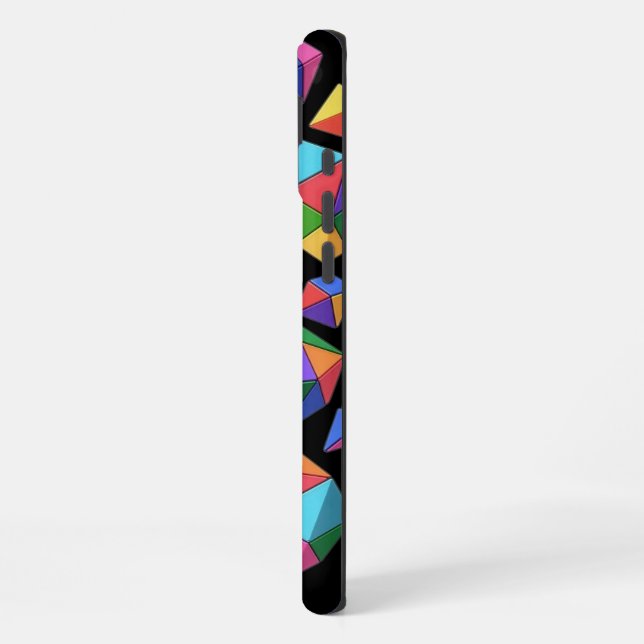 Colorful Cubes iPhone Case (Left Side)