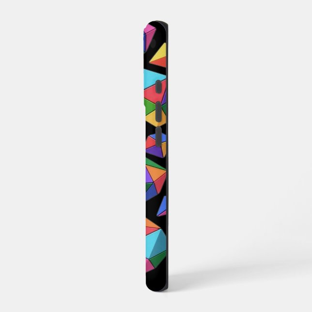 Colorful Cubes iPhone Case (Left Side)