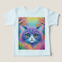 Colorful Cute Animal Print T-Shirt